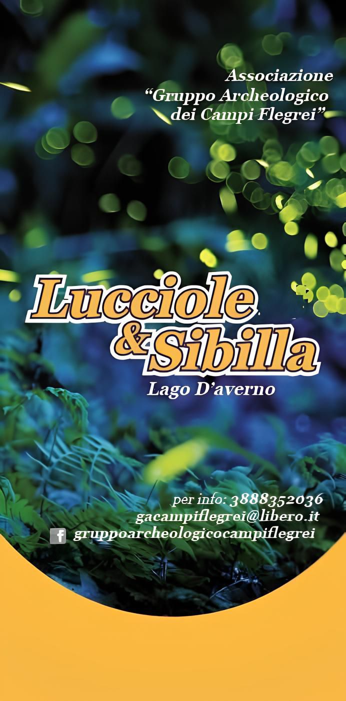 Fireflies and Sibyl at Lake Avernus